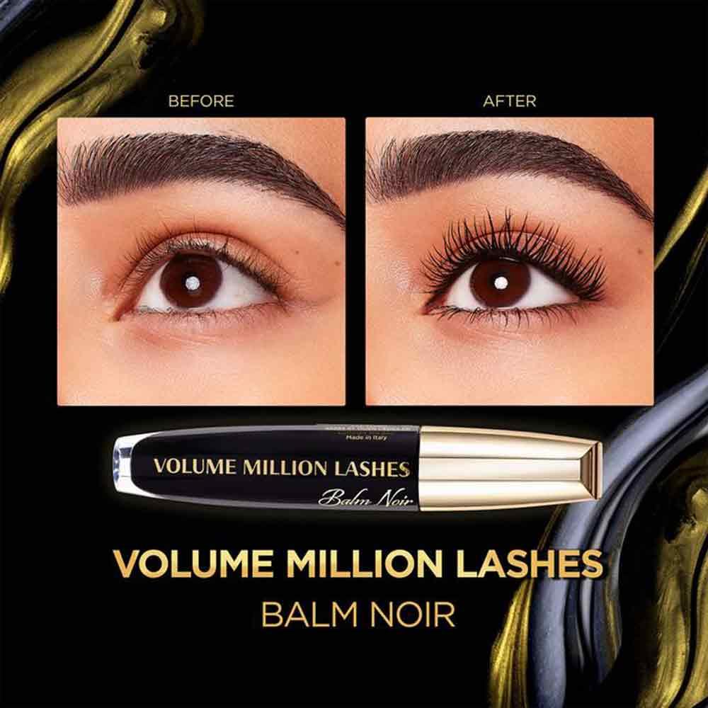 L'Oreal Paris Volume Million Lashes Balm Noir Mascara - Image 3