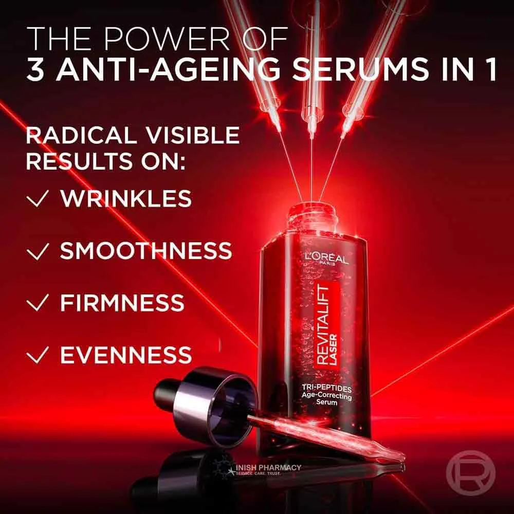 L'Oreal Revitalift  Laser Tripeptide Serum 30ml - Image 3