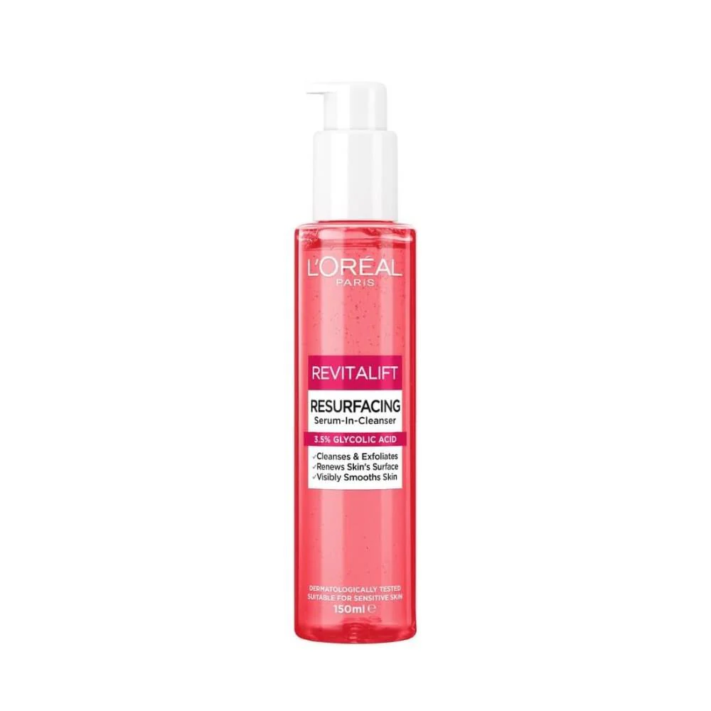 L'Oreal Revitalift Resurfacing Serum-In-Cleanser with 3.5% Glycolic Acid 150ml