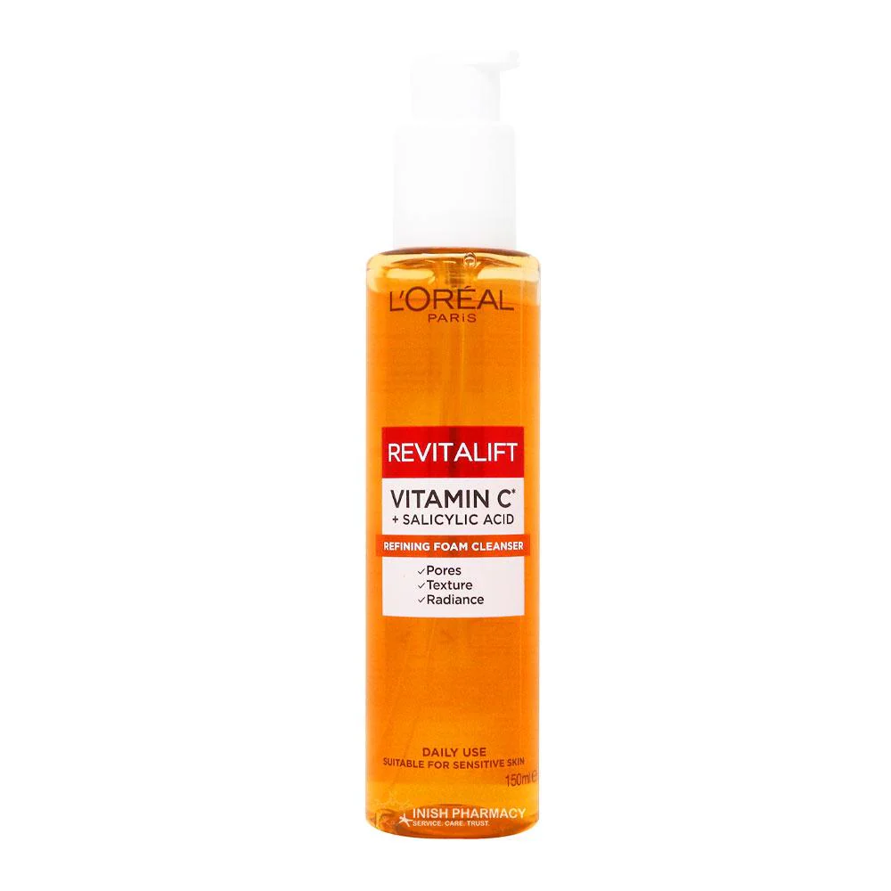 L'Oreal Revitalift Vitamin C & Salicylic Acid Foam Cleanser 150ml