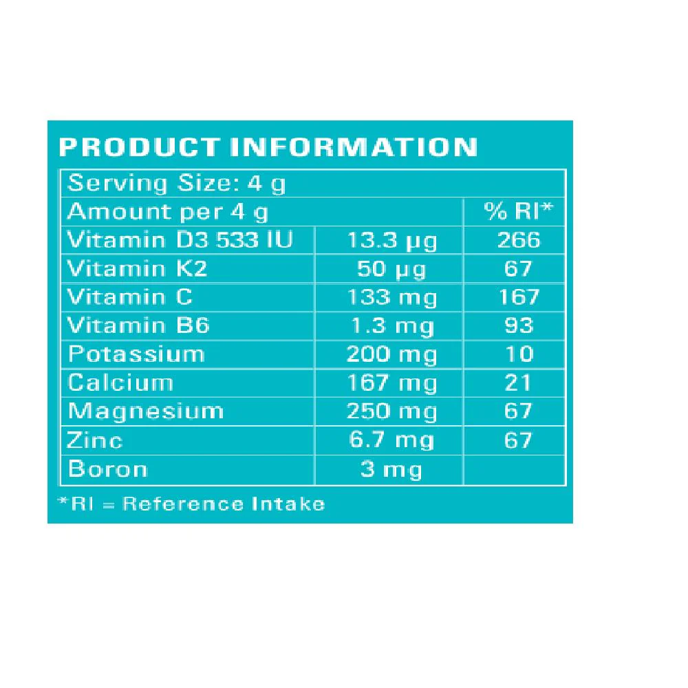 MAG365 Magnesium Bone Formula + Calcium 210g - Image 2
