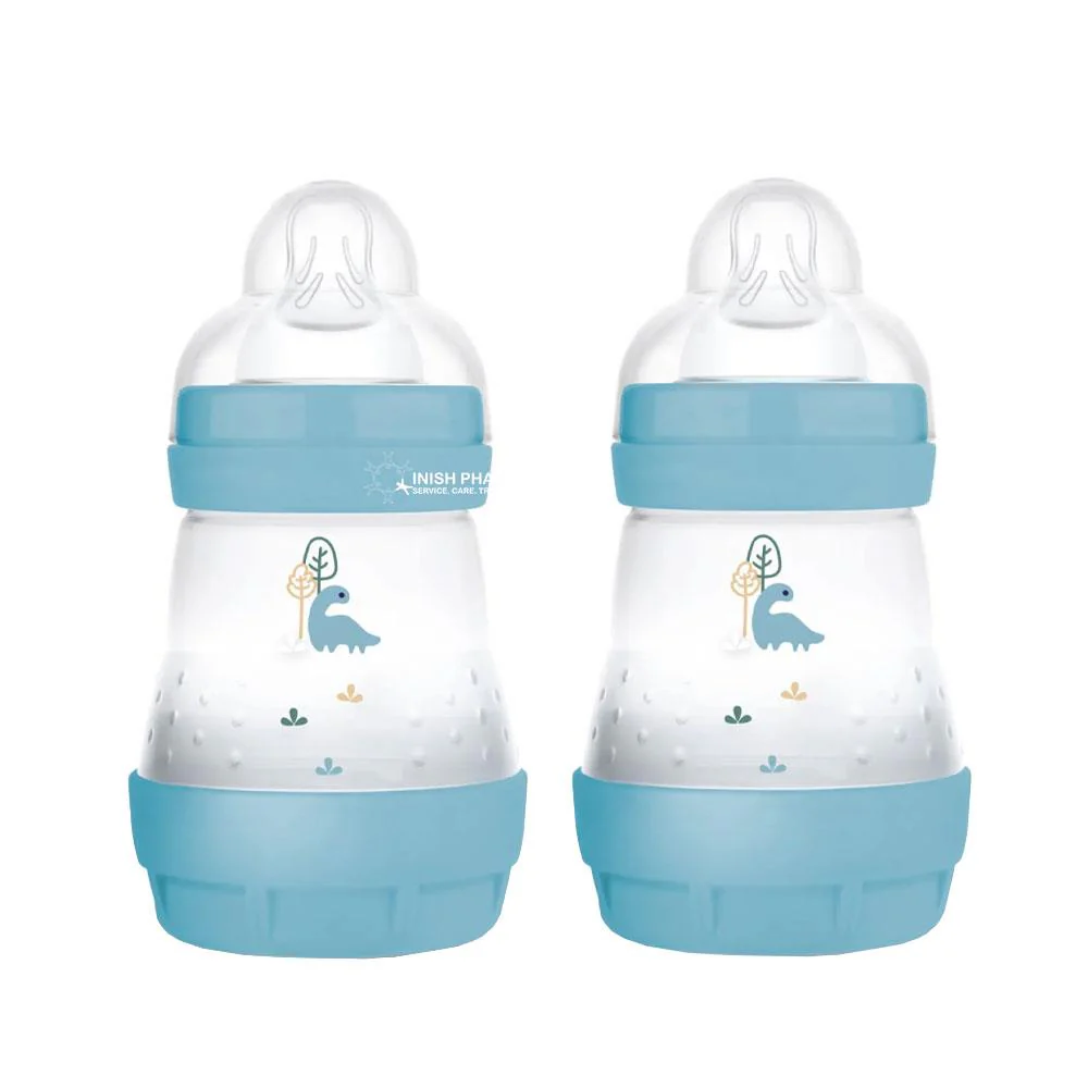 MAM Easy Start Anti-Colic Bottle 160ml 0+Months 2 Pack Blue