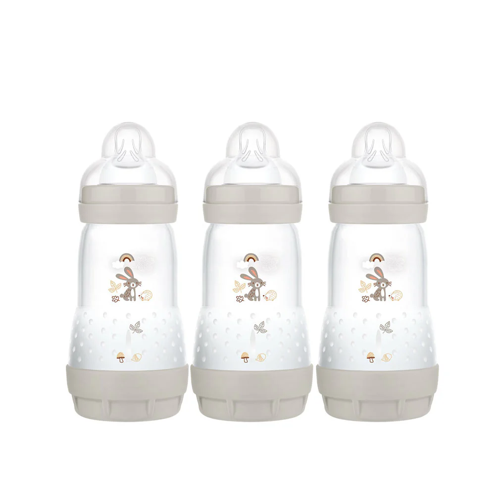 MAM Easy Start Anti-Colic Bottle 2m+ 260ml Pack of 3 Cream - Image 2