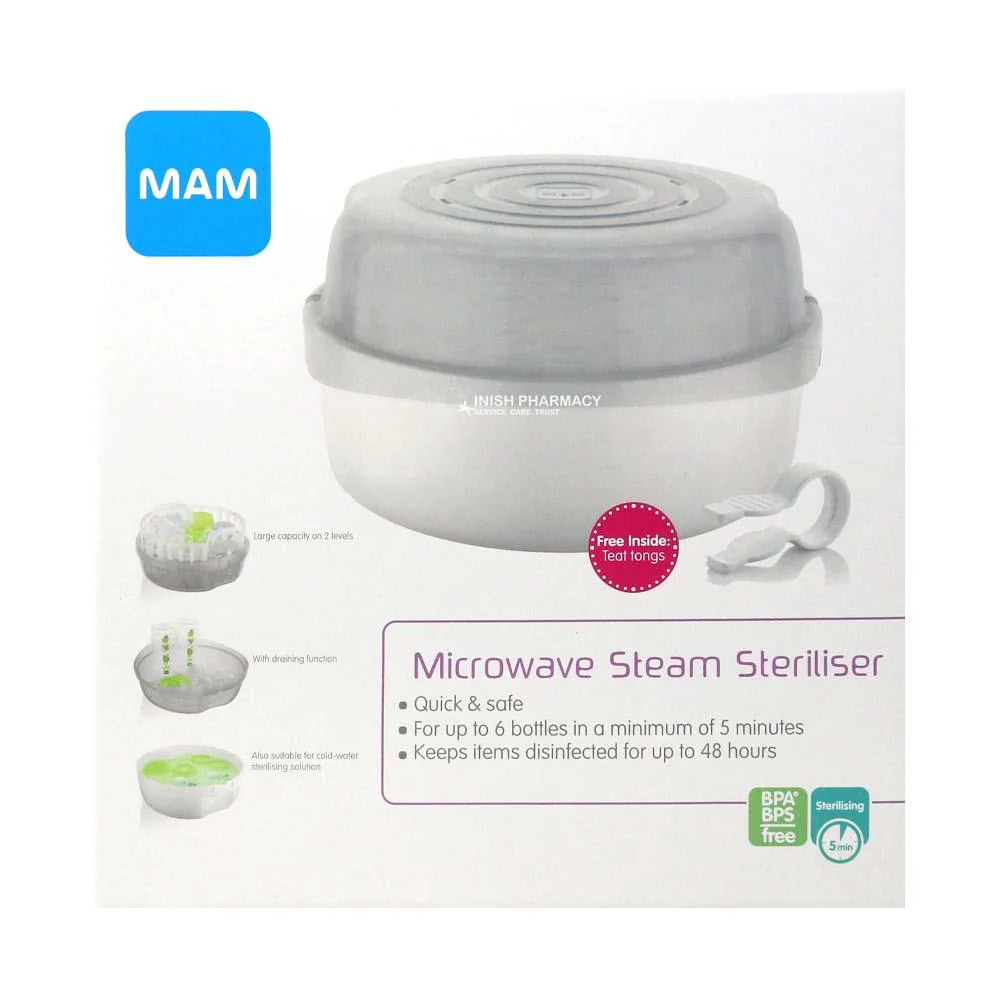 MAM Microwave Steam Steriliser Grey