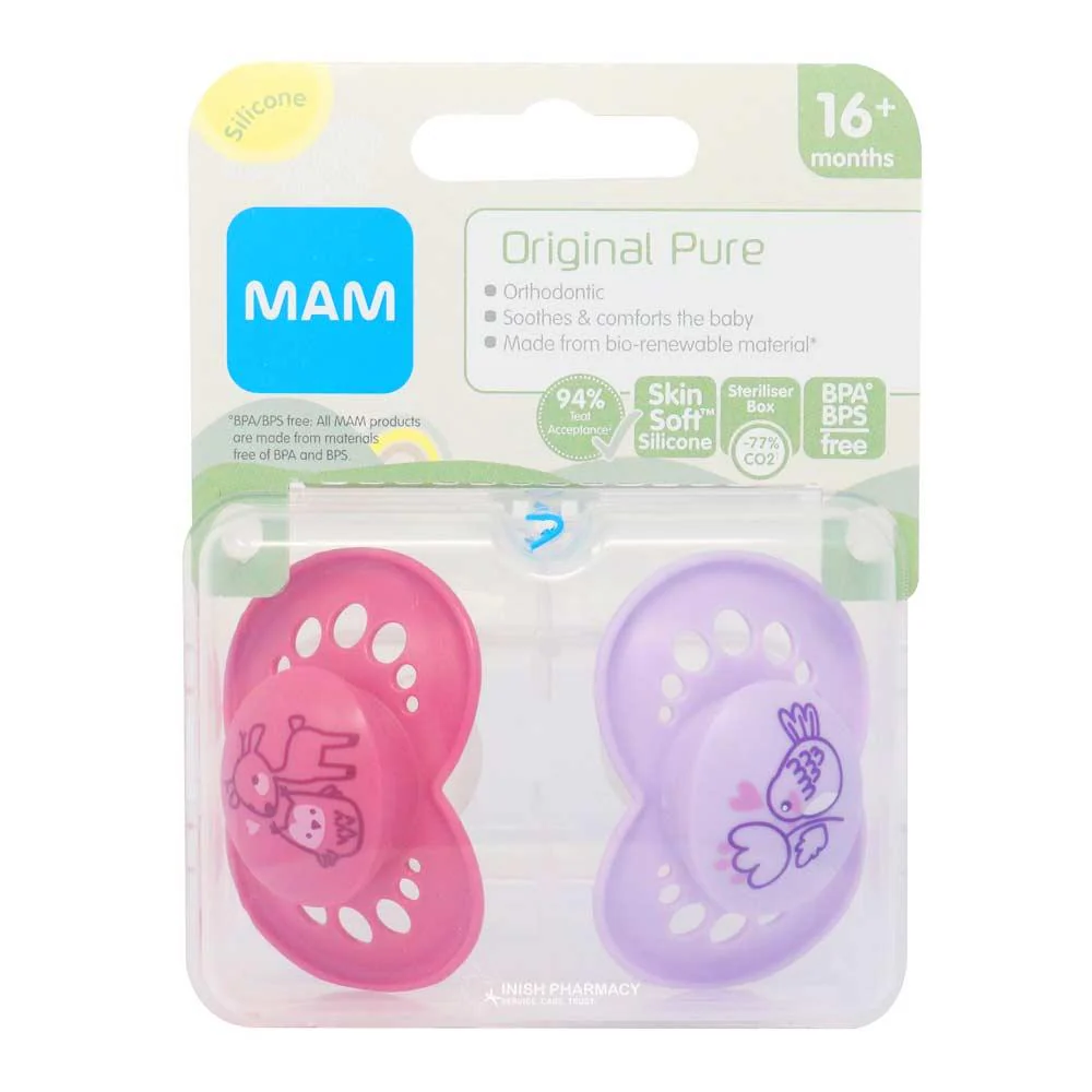 Mam Pure Original 16+M Soother 2 Pack - Image 2