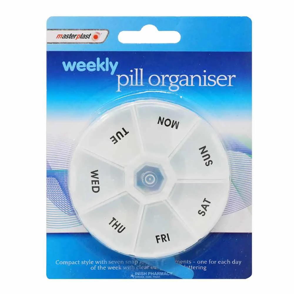 Masterplast 7 Day Round Weekly Pill Organiser