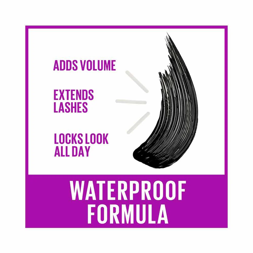 Maybelline Lash Sensational Mascara Waterproof  01 Very Black - Image 3