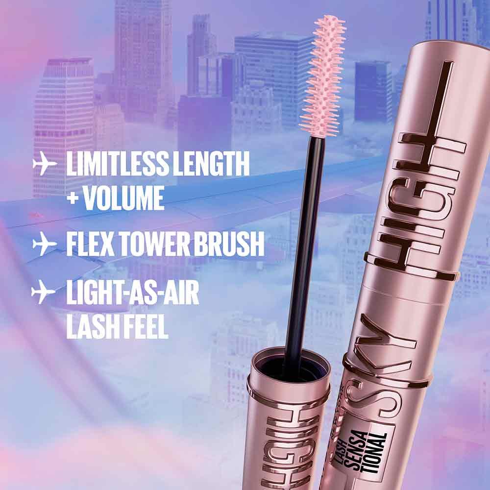 Maybelline Lash Sensational Sky High Mascara Burgundy Haze - Image 7