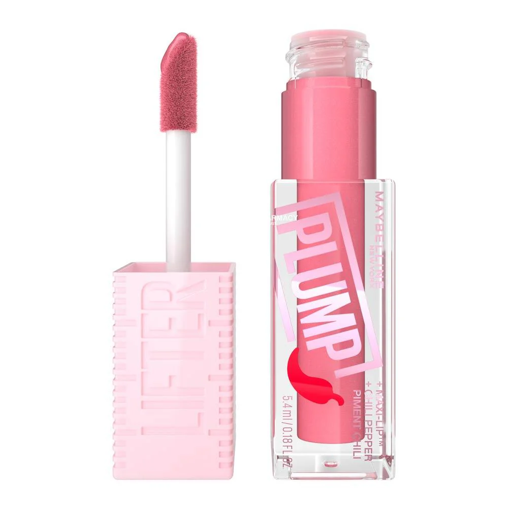 Maybelline Lifter Plump Lip Gloss 001 Blush Blaze - Image 2