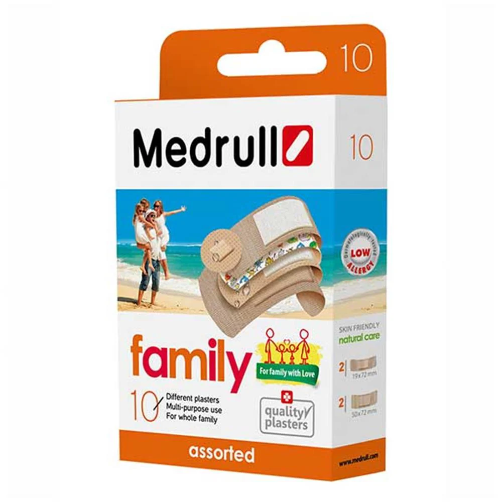Medrull Assorted Plasters Family Pack 10 Pack
