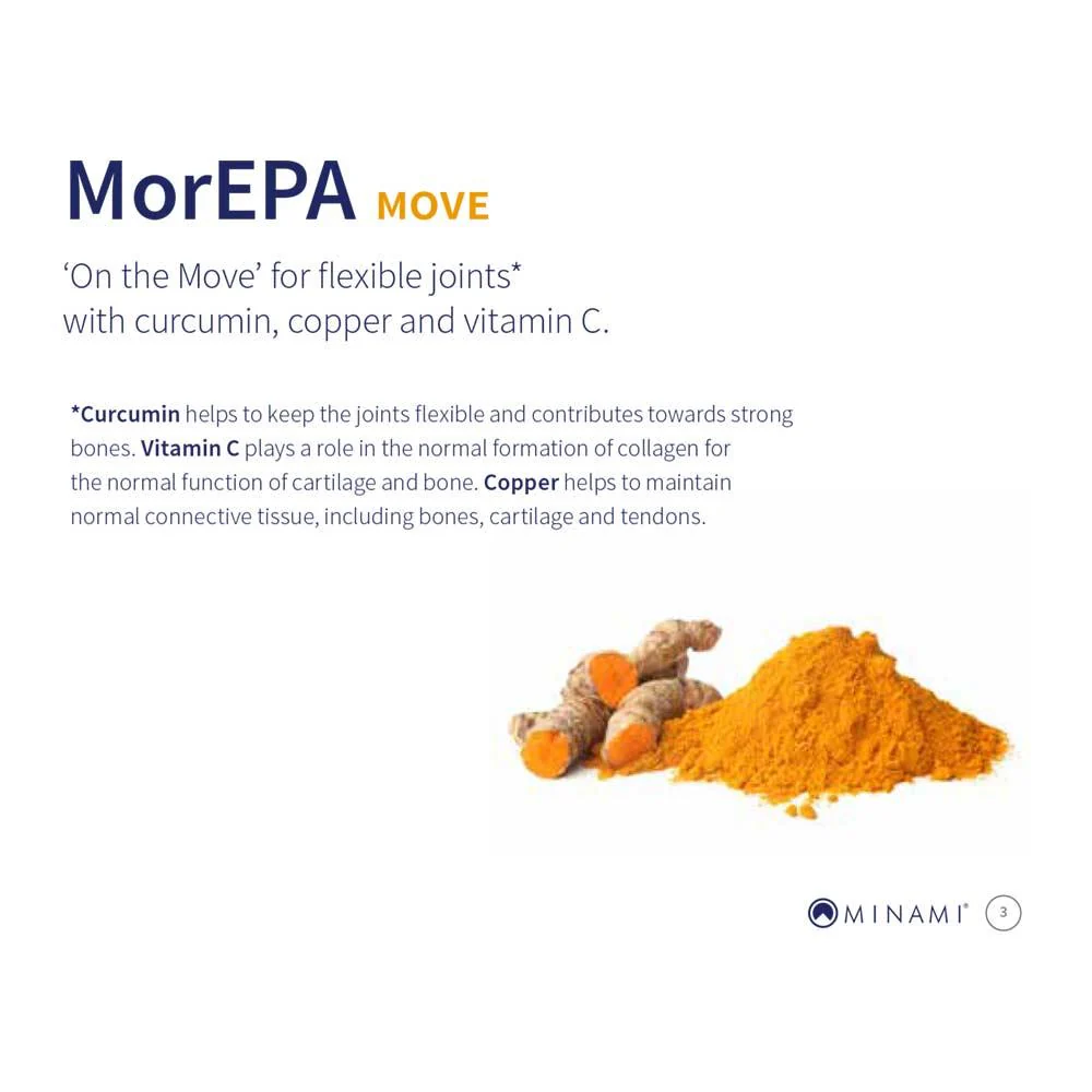 Minami MorEPA Move Plus Curcumin 60 Pack - Image 2