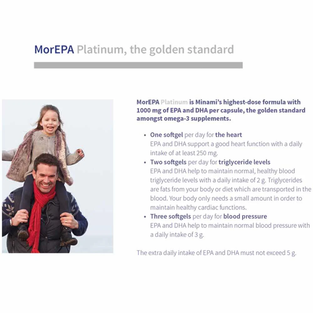 Minami MorEPA Platinum Smart Fats Plus Vitamin D 60 Pack - Image 6