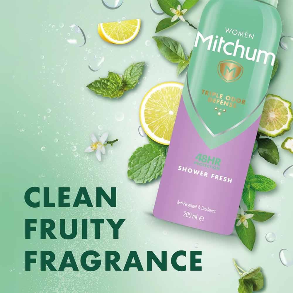 Mitchum Women Advanced Anti-Perspirant & Deodrant Shower Fresh 200ml - Image 3