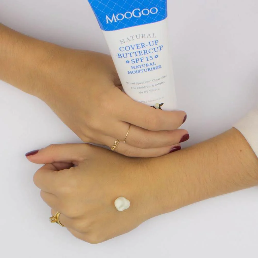 Moogoo Cover Up Buttercup SPF15 Natural Moisturiser 120g - Image 2