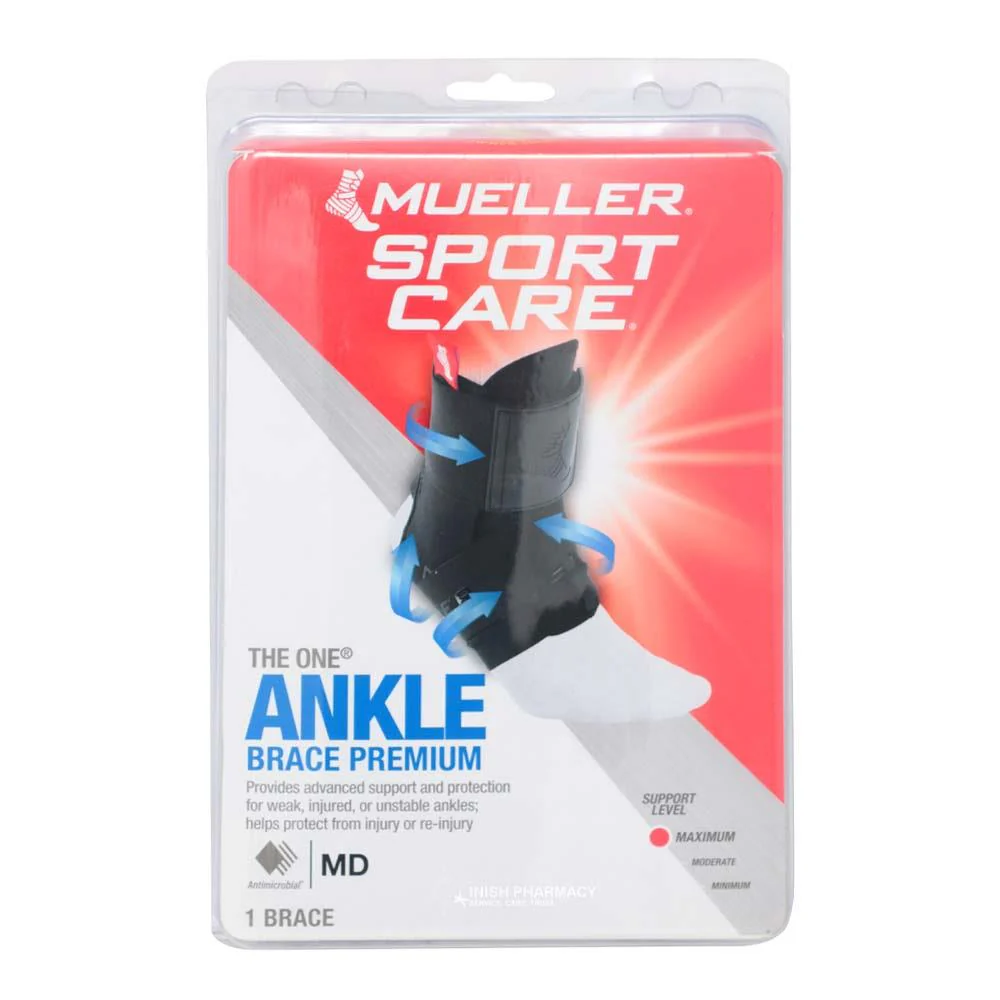 Mueller The One Ankle Premium Brace Medium Black - Image 2