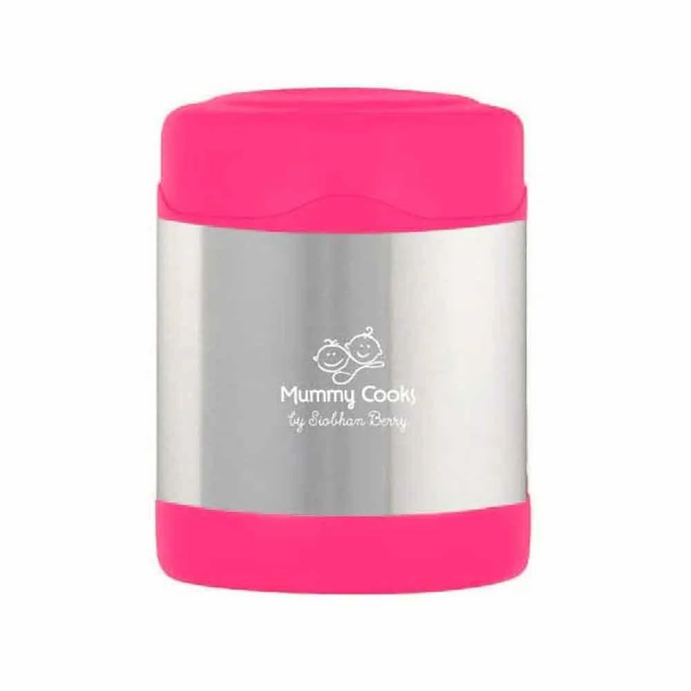 Mummy Cooks Insulated Food Flask Pink 300ml - Image 2