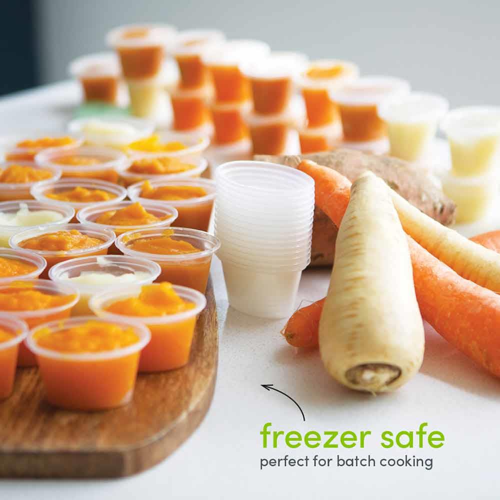 Mummy Cooks Starter Weaning Set 50 Reusable Pots and Lids - Image 4