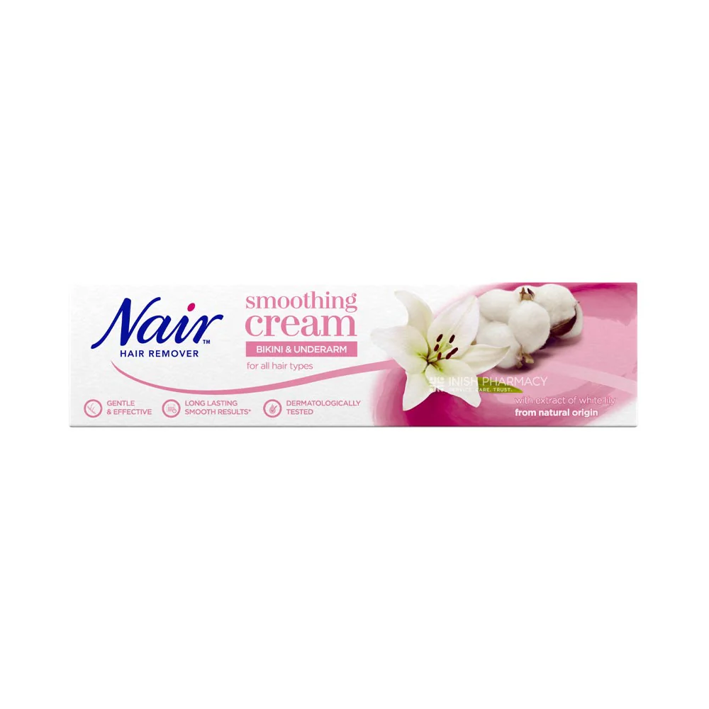 Nair Hair Remover Smoothing Cream Bikini & Underarm 100ml
