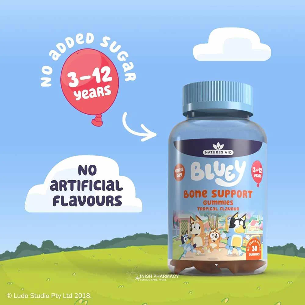 Natures Aid Bluey Bone Gummies 30 Pack - Image 4