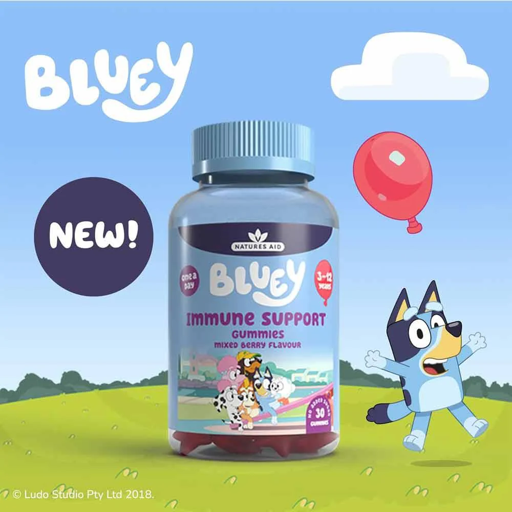 Natures Aid Bluey Immune Support Gummies 30 Pack - Image 2