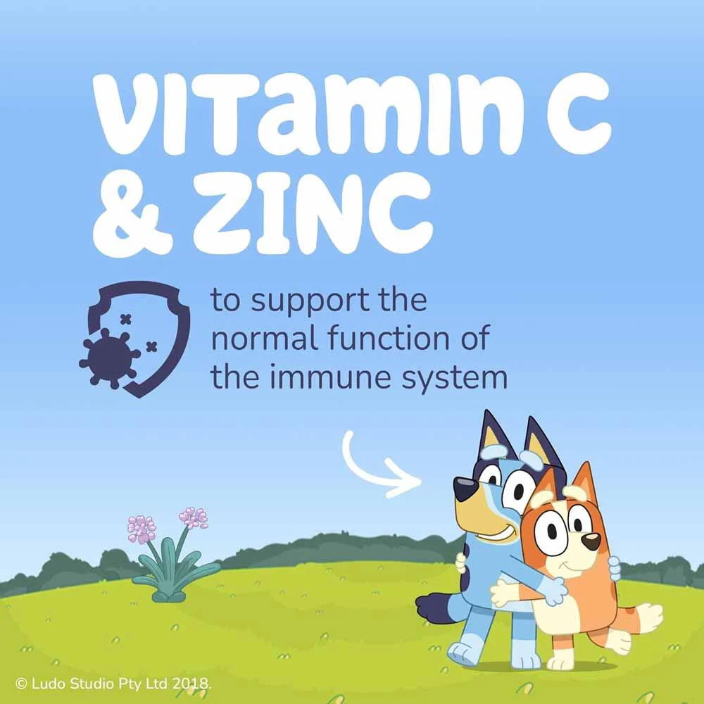Natures Aid Bluey Immune Support Gummies 30 Pack - Image 3