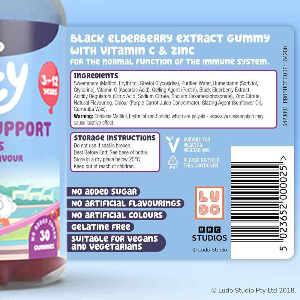 Natures Aid Bluey Immune Support Gummies 30 Pack - Image 6