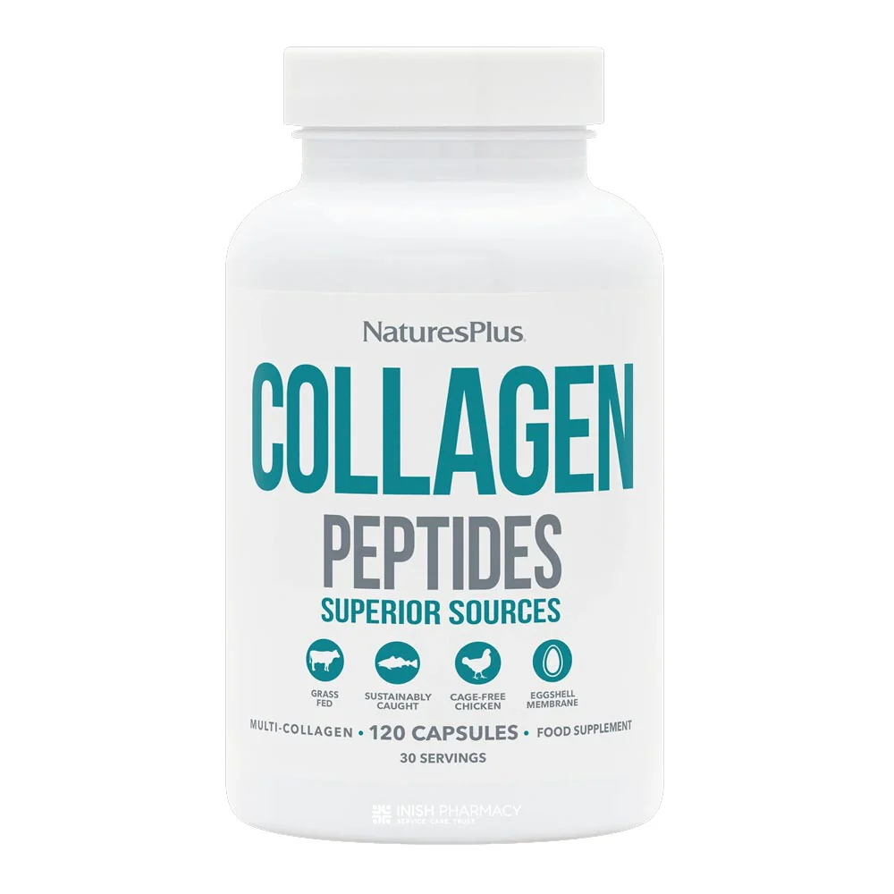 Natures Plus Collagen Peptides Capsules 120 Pack