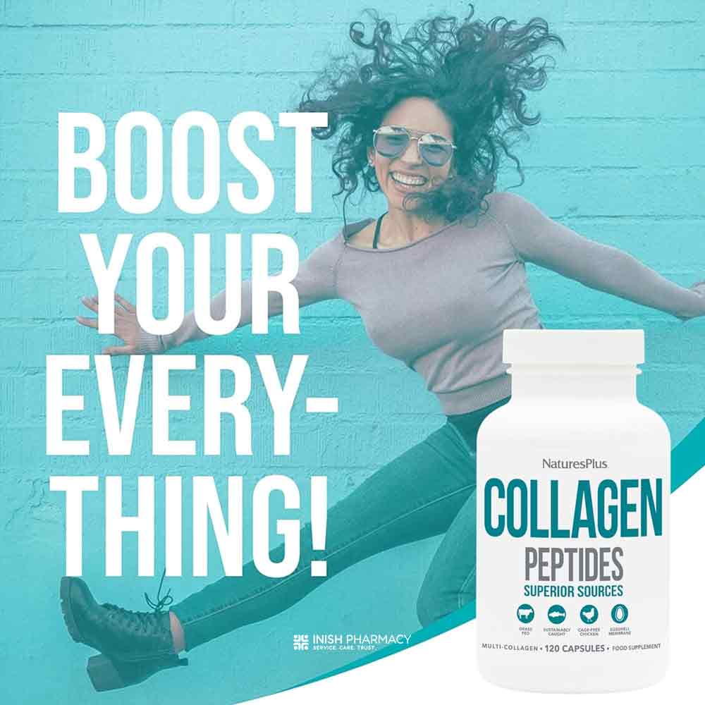 Natures Plus Collagen Peptides Capsules 120 Pack - Image 5