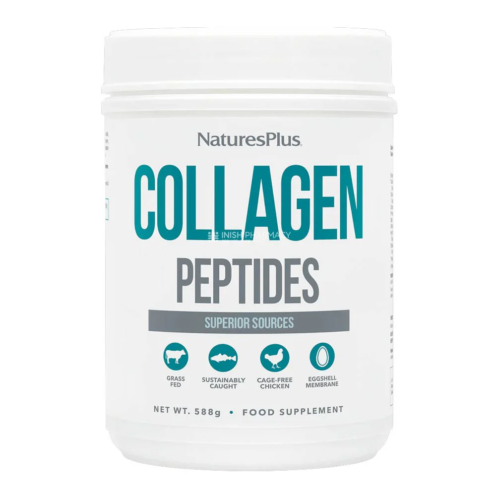 Natures Plus Collagen Peptides Powder with Vitamin C 588g