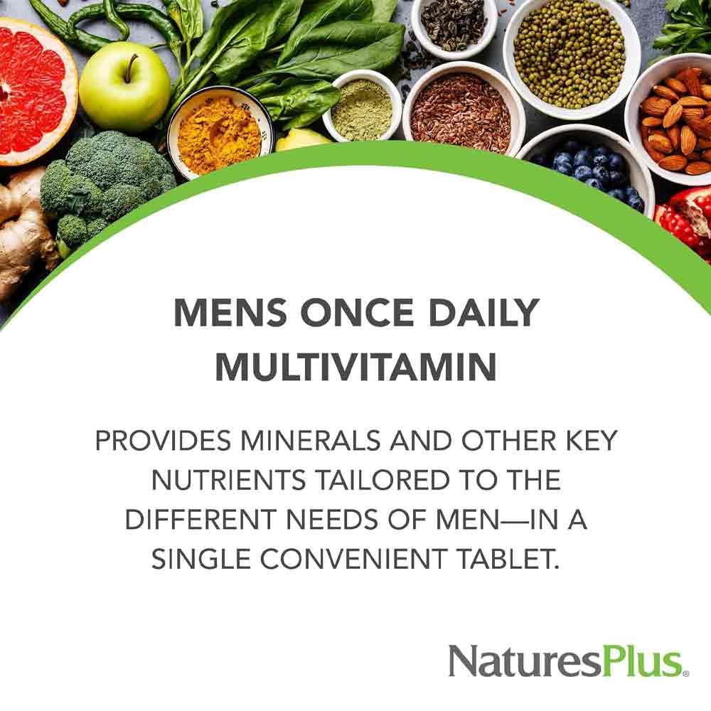 Natures Plus His Journey Once Daily Multi 30 Tablets - Image 2