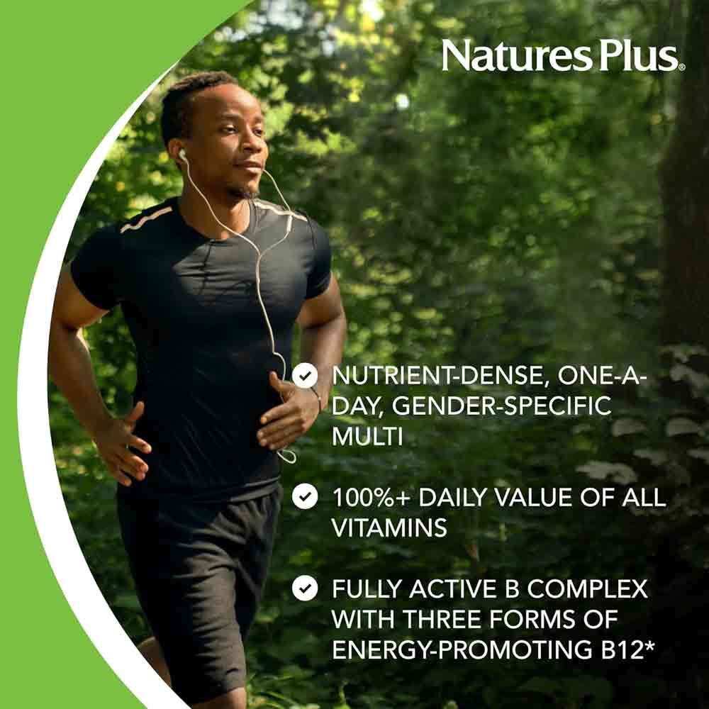 Natures Plus His Journey Once Daily Multi 30 Tablets - Image 3
