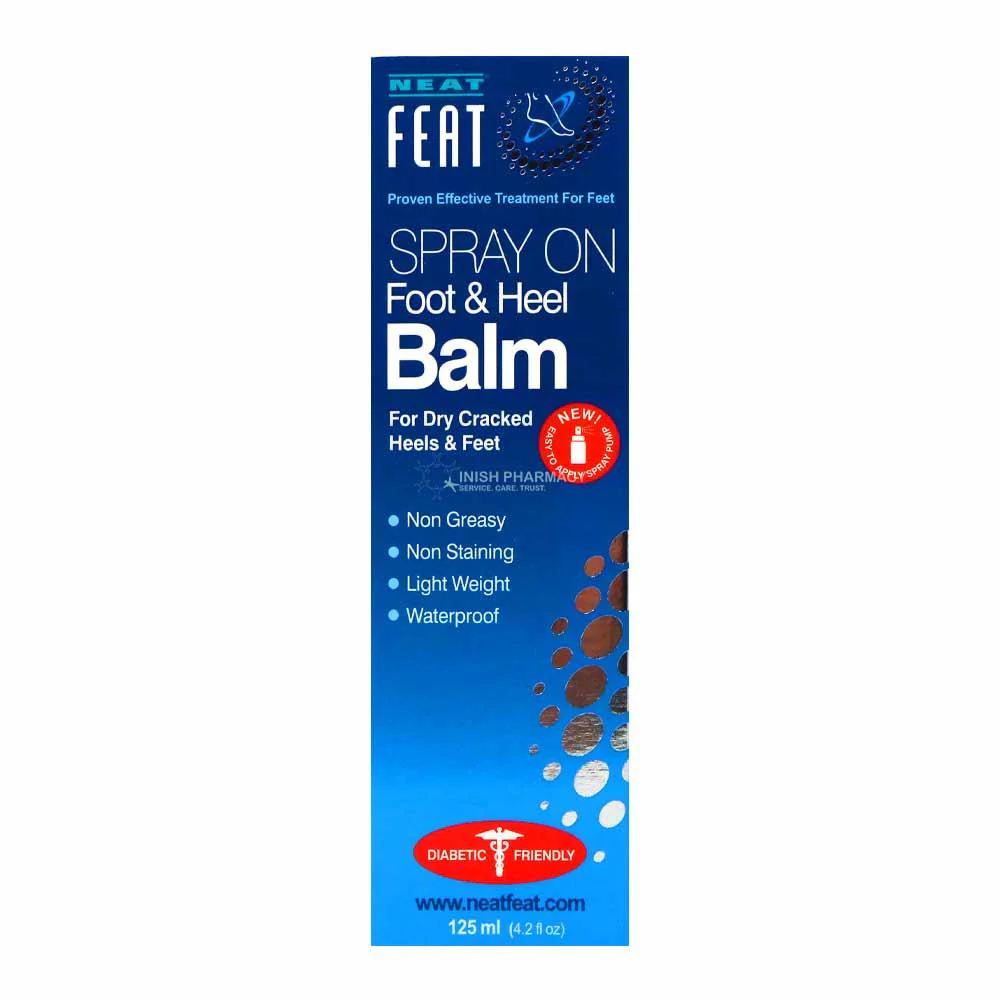 Neat Feat Spray On Foot & Heel Balm 125ml