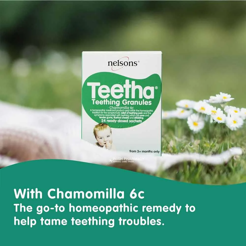 Nelsons Teetha Teething Granules 40 Sachets - Image 3