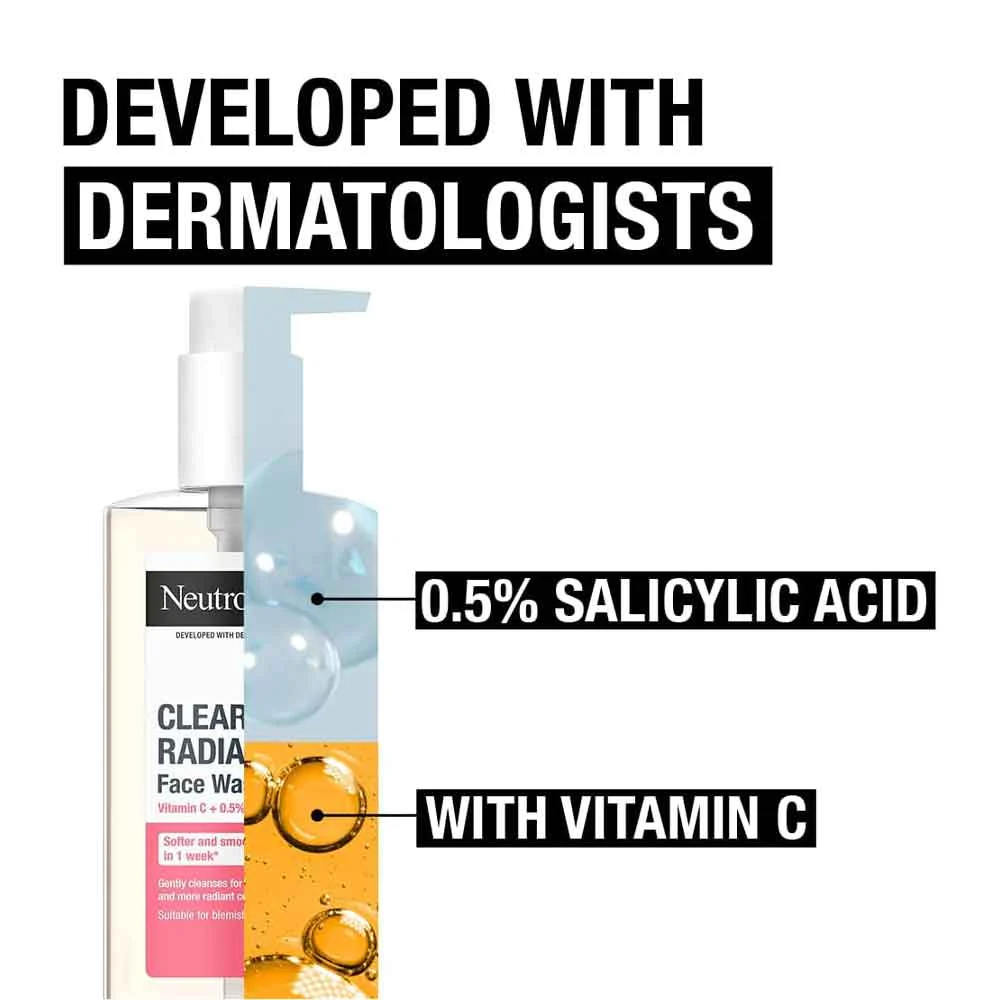 Neutrogena Refreshingly Clear Facial Wash 200ml - Image 4