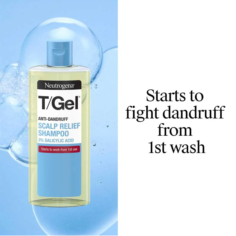 Neutrogena T Gel Anti-Dandruff Scalp Relief Shampoo 250ml - Image 2