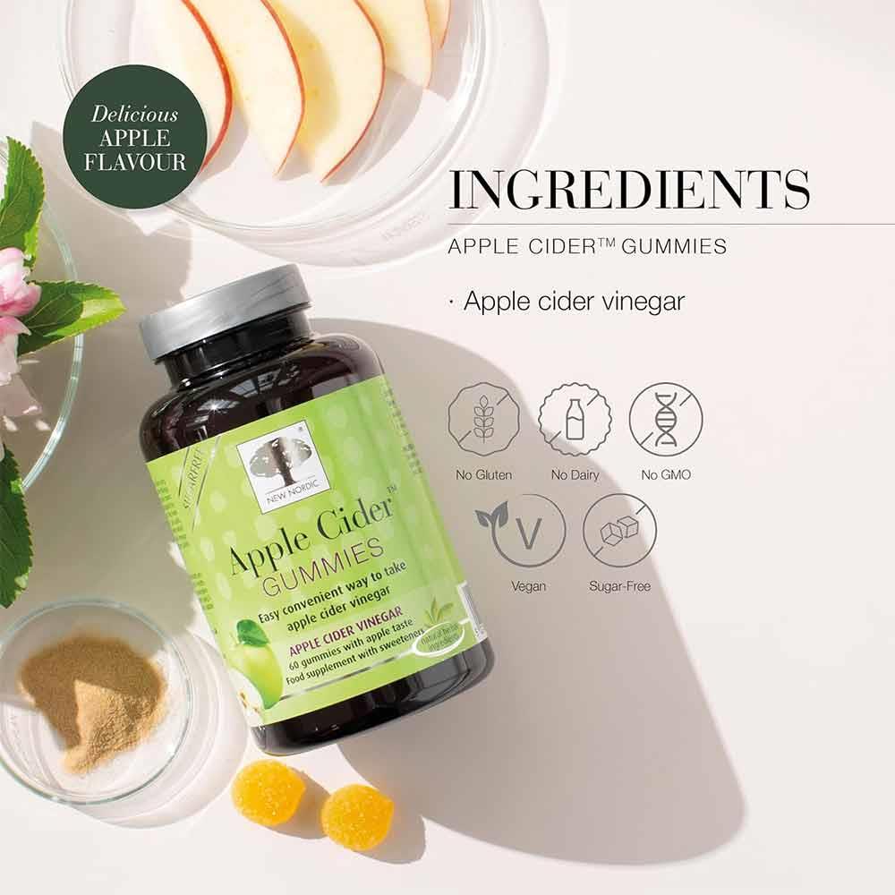 New Nordic Apple Cider Gummies 60 Pack - Image 3