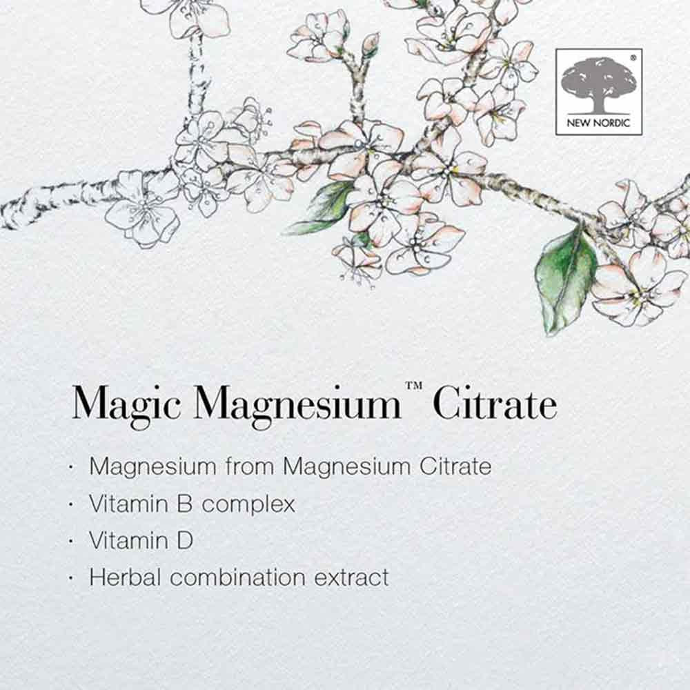 New Nordic Magic Magnesium Citrate 750mg 60 Tablets - Image 4