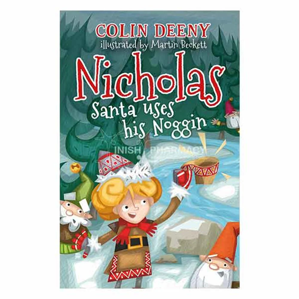 Nicholas Santa uses his Noggin Book
