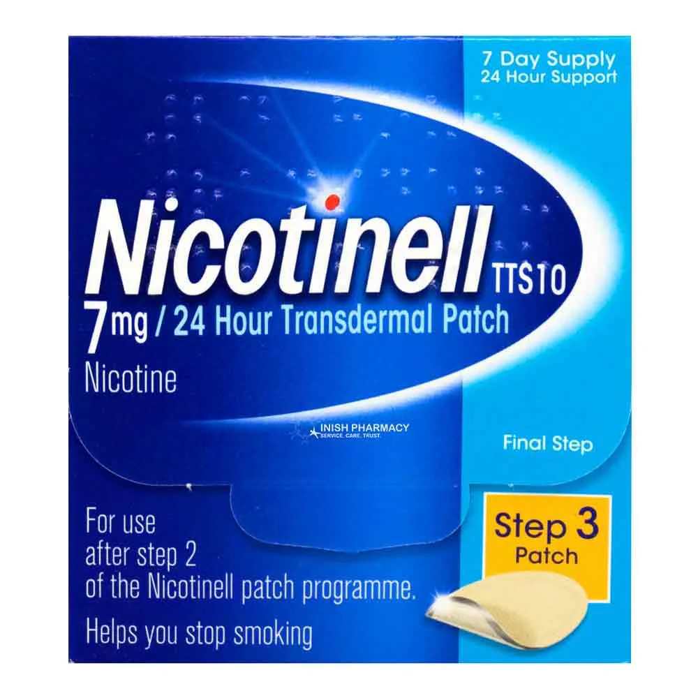 Nicotinell 7mg Step 3 Patch - 7 Pack