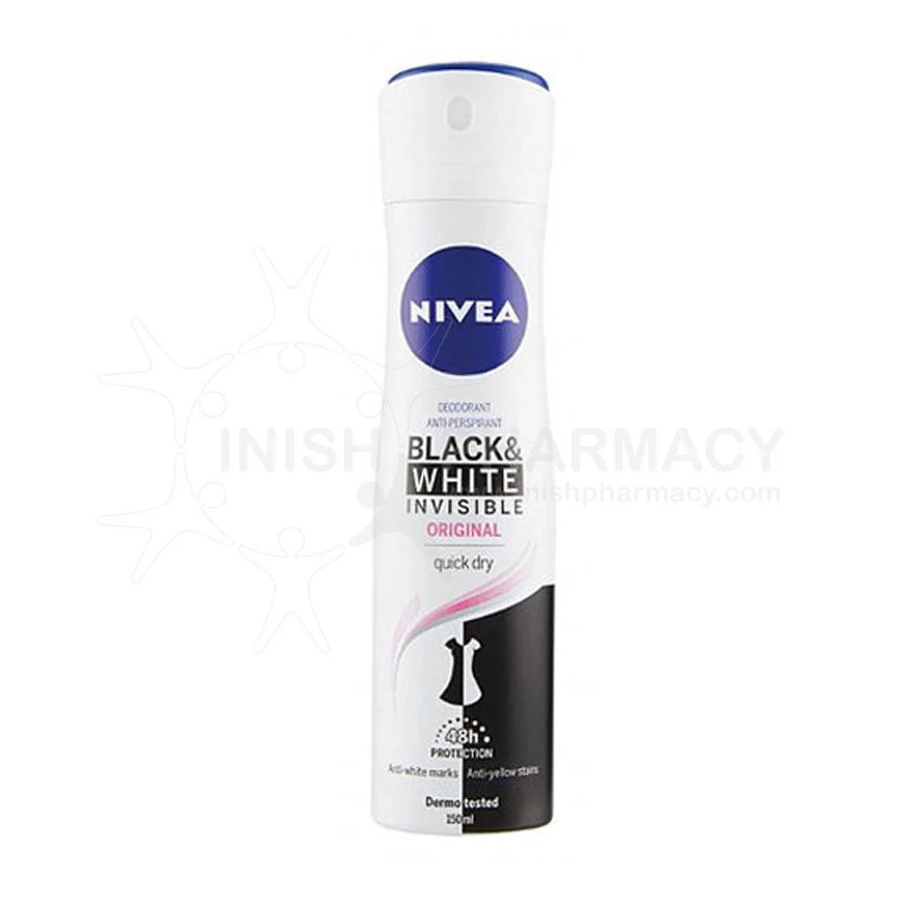 Nivea Invisible For Black & White Original Anti-Perspirant 150ml