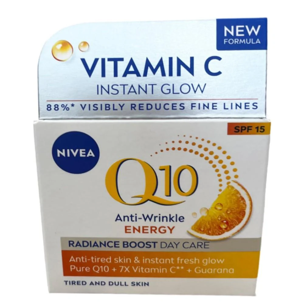 Nivea Q10 Energy Radiance Boost Day Cream SPF15 - Image 3