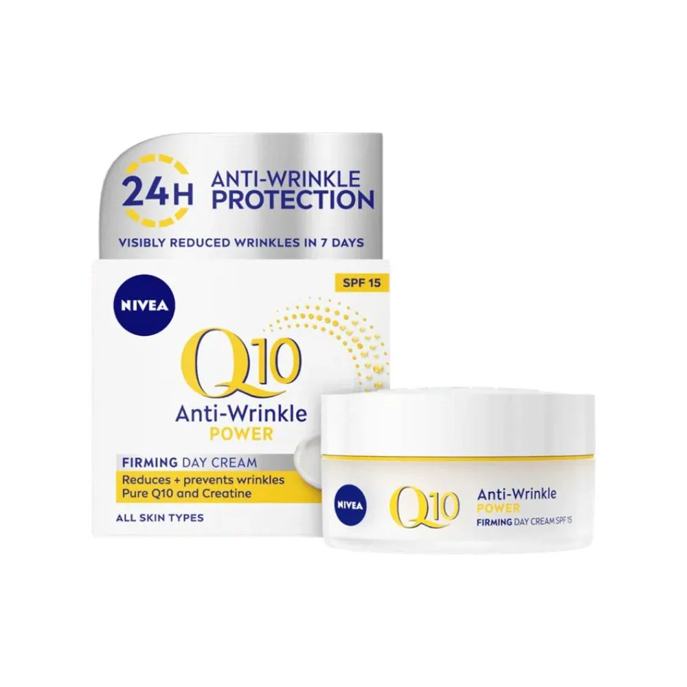 Nivea Q10 Power Anti-Wrinkle & Firming Day Cream 50ml - Image 5