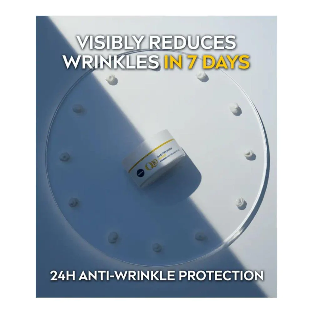 Nivea Q10 Power Anti-Wrinkle & Firming Day Cream 50ml - Image 6