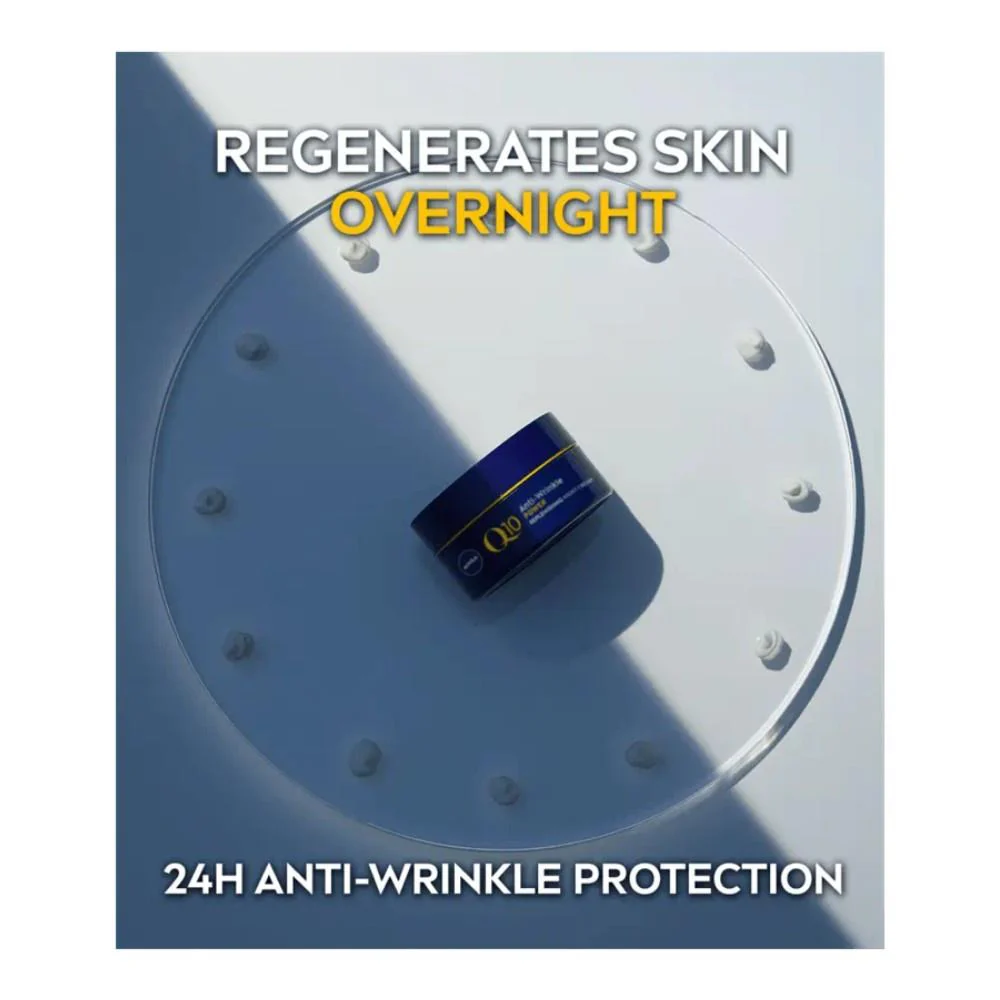 Nivea Q10 Power Anti-Wrinkle Night Cream 50ml - Image 3