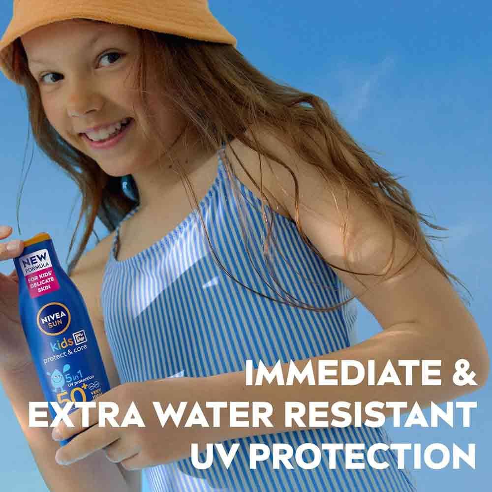 Nivea Sun Kids Protect & Sensitive Lotion SPF50 200ml - Image 3