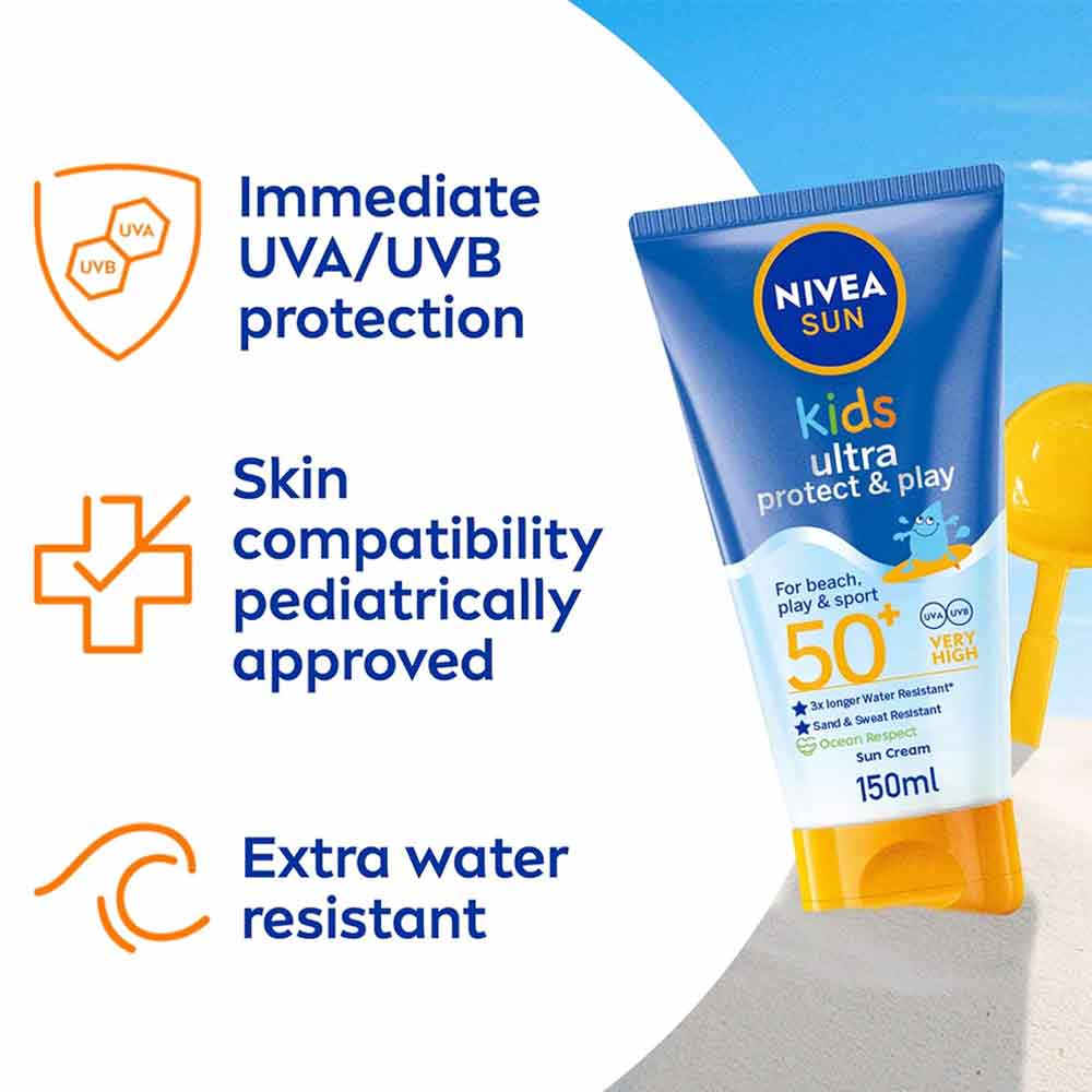 Nivea Sun Kids Swim and Play Lotion SPF50 150ml - Image 4