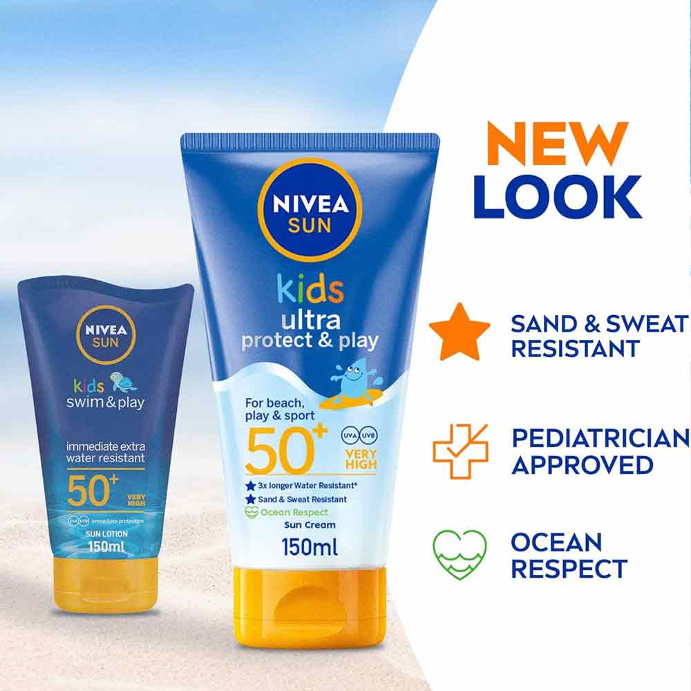 Nivea Sun Kids Swim and Play Lotion SPF50 150ml - Image 7