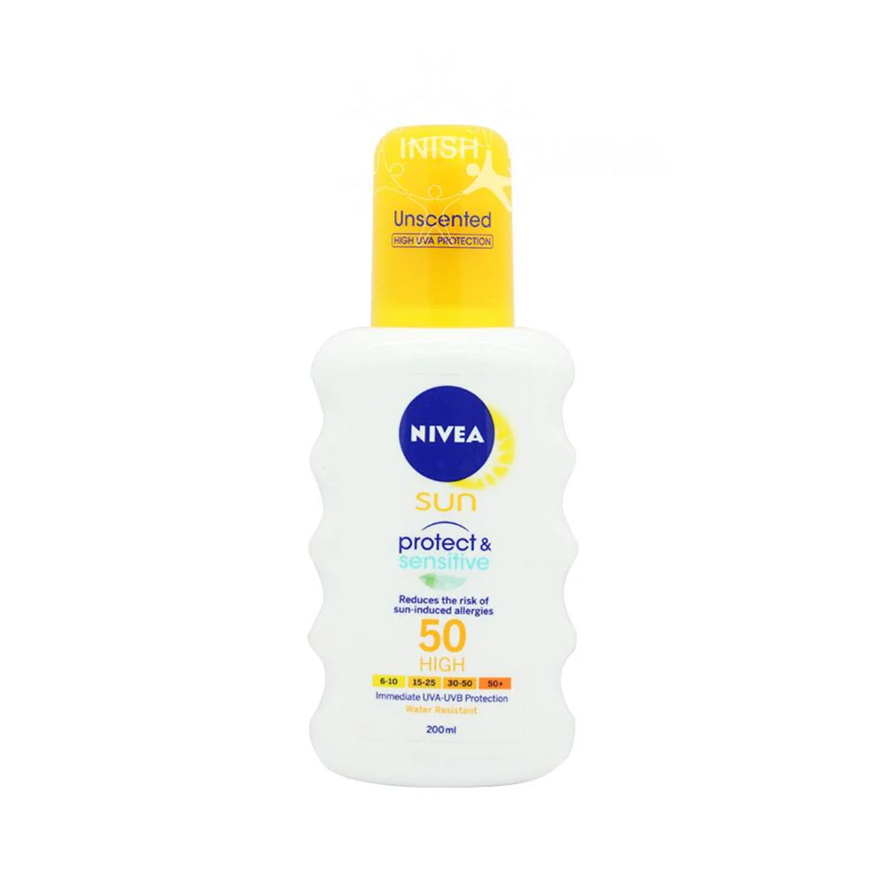 Nivea Sun Protect & Sensitive Spray SPF50 200ml 80494