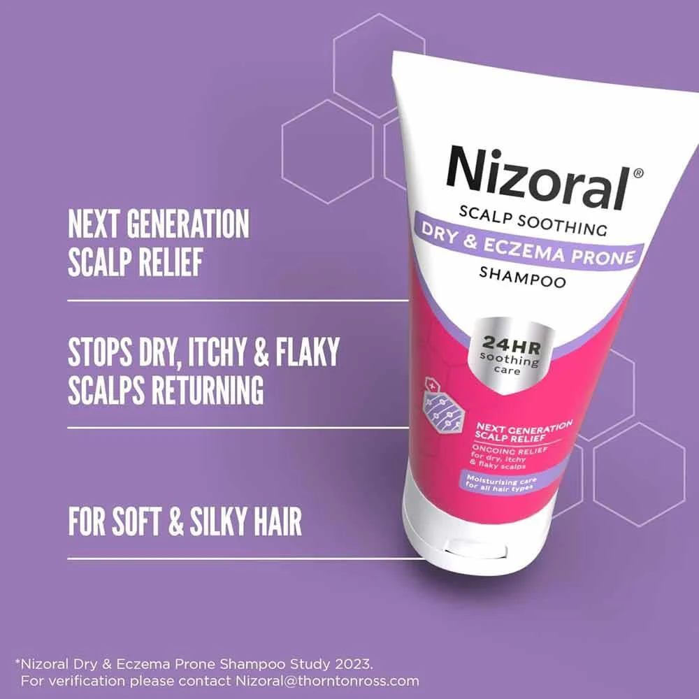 Nizoral Scalp Soothing Dry & Eczema Prone Shampoo 200ml - Image 3