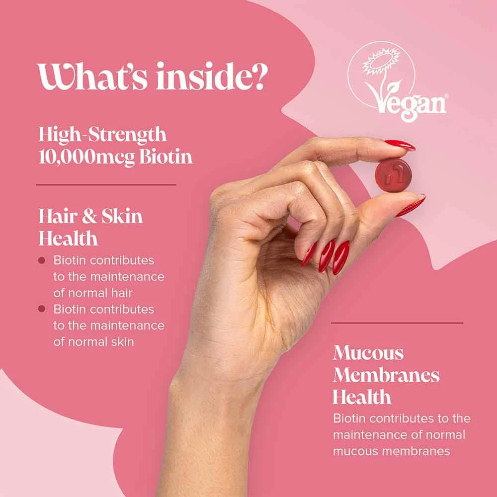 Novomins Nutrition Biotin Gummies 60 Pack - Image 3